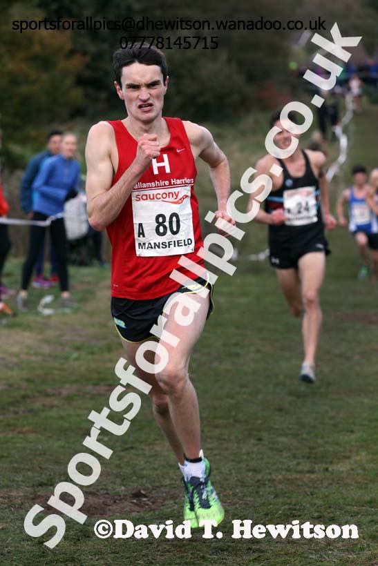 Senior men, 2016 National Cross Country Relays, Berry Hill Park, Mansfield. Photo: David T. Hewitson/Sports for All Pics